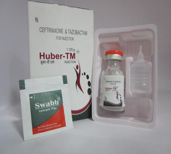 HUBER-TM INJ WITH ANTISEPTIC WIPE